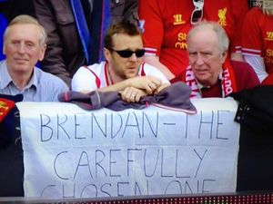 Pic: Liverpool fans never miss an opportunity to take the piss out of Man United