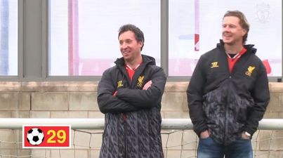 Video: Fowler and McManaman teach Henderson and Lucas a lesson in keepy-uppy