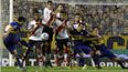 Special Juan; Riquelme scores a beautiful free-kick for Boca Juniors in El Superclasico
