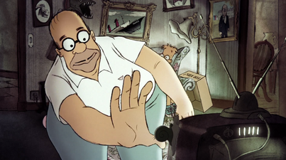 Video: French cartoonist Sylvain Chomet creates one of the strangest Simpsons couch gags yet
