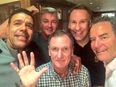 Pic: The Soccer Saturday lads recreate the Oscars selfie with Phil Thompson front and centre