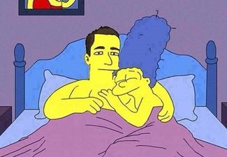 Pic: John Terry clearly has no shame, as he makes Marge cheat on Homer in The Simpsons
