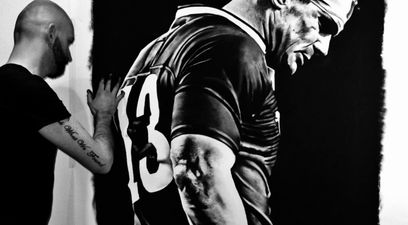 Video: Irish artist makes amazing portrait of Brian O’Driscoll