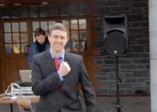 Video: Tommy Bolger was really working the crowd before being elected as UL Student Union President yesterday