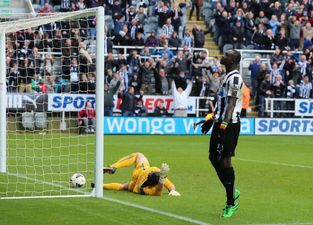 Ouch! Papiss Cissé’s winner yesterday ended costing bookies approximately £20m