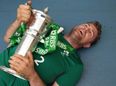 Pic: Jamie Heaslip and the Six Nations trophy had a gas run-in with An Garda Síochána