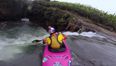 Video: Extreme kayaker armed with GoPro launches himself over 60 foot waterfall