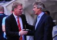 The best picture of David Moyes and Manuel Pellegrini you’ll see before the Manchester derby tonight