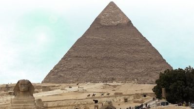 The Pyramids and the Sphinx go green for St. Patrick’s Day