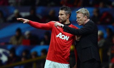 Robin van Persie dismisses speculation about his future and says he wants to stay at Man United