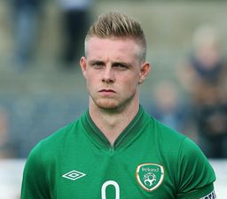 Manchester United tweet praise for Sam Byrne after his brace for Ireland’s U19s today