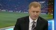 Vine: Paul Scholes didn’t look too pleased when he was cut off on Sky Sports before the big game