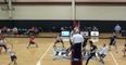 Video: This is what it looks like to get a volleyball spike square in the face