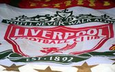 Picture: This couple went all out with the Liverpool theme at their wedding