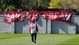 Pics: Liverpool fans turned up to training today with these brilliant banners