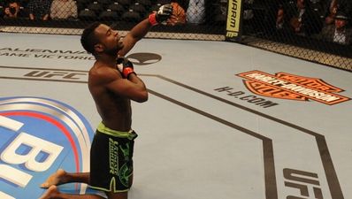 ICYMI: There was a brutal flying knee KO in the UFC this weekend