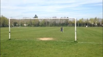 Video: Irish Amputee Football Association player nails a crossbar challenge