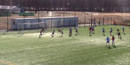 Video: Check out this cracker of an overhead kick from Finland