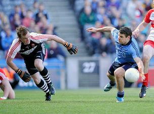 Rampant Dublin romp to National League title with victory over Derry at Croke Park