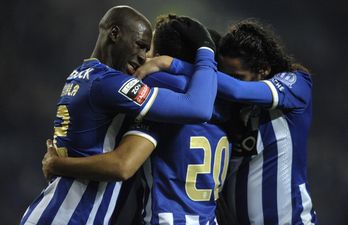 Vine: Manchester City target Eliaquim Mangala scored a cracking diving header for Porto tonight