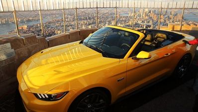 Pics: Ford dismantle a brand new Mustang and rebuild it at the top of the Empire State Building
