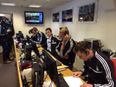 Pic: Fulham’s players ring season ticket holders to thank them for renewing for next season