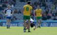 Video: Donegal’s Rory Kavanagh pokes opponent in the nether regions with his boot