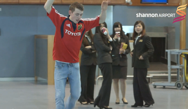 Video: Shannon Airport pulled off a very cool flashmob recently