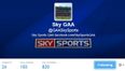 Is this the real Sky GAA Twitter account?