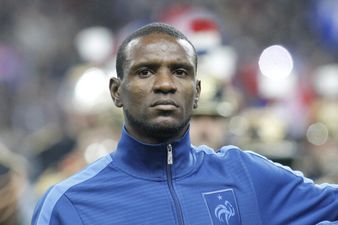 Pic: Eric Abidal visits the Barca squad following Tito Vilanova’s tragic death