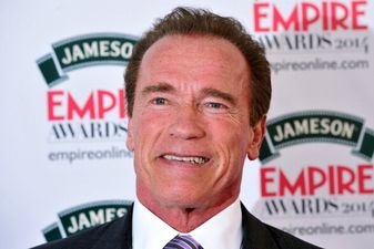 Pic: Arnold Schwarzenegger pulls epic photobomb on his son while he’s still unconscious after surgery