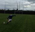 Video: Carlow’s Paul Broderick nails five consecutive 45 metre kicks in 45 seconds