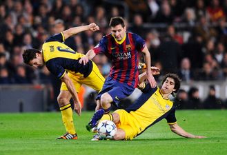 Video: Check out Messi’s ridiculous footwork against Atletico Madrid last night
