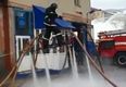 Video: Russian firefighters use several fire hoses to create deadly makeshift hovercraft