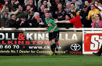 GIF: Jason Byrne and that wonderful chip against St Pats