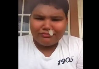 Let It Out – young lad hilariously snots himself while trying to sing a cover of Frozen’s ‘Let It Go’