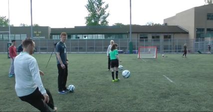 Video: David Meyler shows off some questionable skills