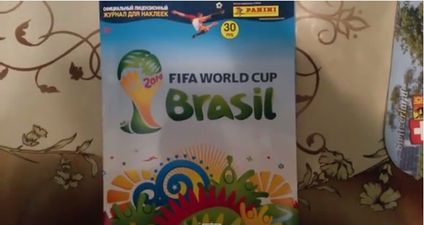 Video: Someone has already completed the World Cup Panini sticker album…