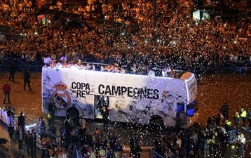 Video: These are what celebrations in Madrid last night looked like from Gareth Bale’s point of view
