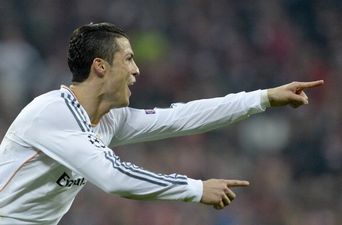 Pic: Cristiano Ronaldo shares a moment with Roy Keane after Madrid’s win in Munich