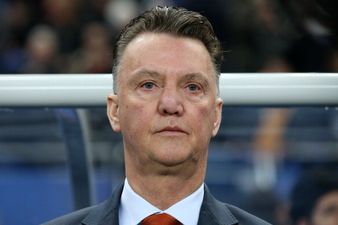 Pic: Someone has put up a massive banner welcoming Louis van Gaal to Manchester