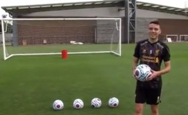 Video: Watch Iago Aspas try, and fail completely, to get six footballs into a bin