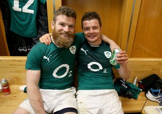 Pic: Brian O’Driscoll’s tribute to Gordon D’Arcy is funny and perfectly fitting