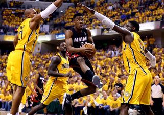 Pic: Last night’s Pacers/Heat game produced the most beautiful basketball picture of the year