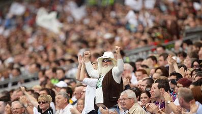 Pic: What do you get the Kildare GAA fan who has everything? A Kildare GAA coffin of course