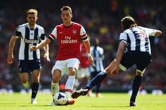 Video: Mesut Ozil shows a brilliant (but pointless) piece of skill against West Brom