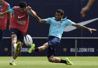 It wasn’t easy but we picked 15 professional footballers who could play rugby