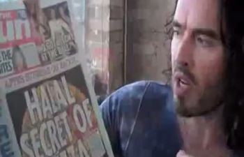 Video: Russell Brand gets stuck into the Pizza Express Halal chicken debate