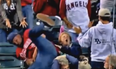 Video: Baseball fan lands hard on elderly woman after catching foul ball