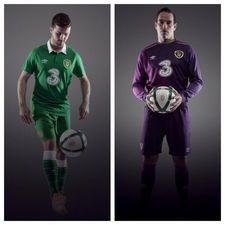 Pic: Umbro release picture of the new Ireland home gear